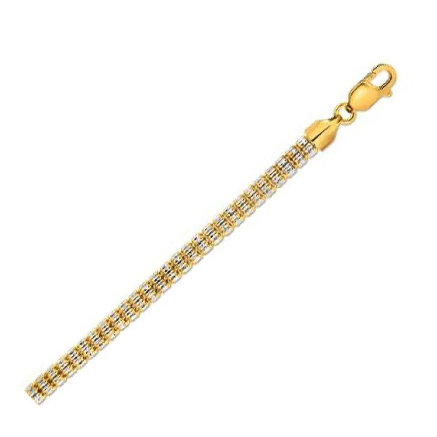 Ice Barrel chain necklace 14k yellow gold 4.25 mm by Bids.com on Tampa Home & Garden Store