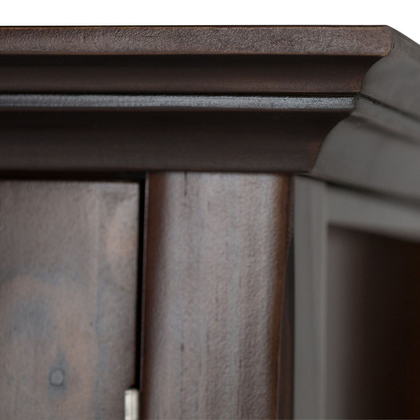 Acadian Wide Storage Cabinet handcrafted dark espresso wood finish accent cabinet HouseOfZazla on Tampa Home & Garden Store