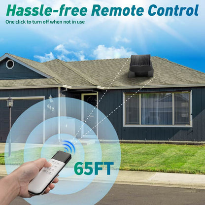 42W 12" Solar Attic Fan with Smart Power Adapter+Remote - Tampa Home & Garden Store