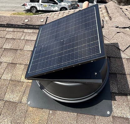 42W 12" Solar Attic Fan with Smart Power Adapter+Remote - Tampa Home & Garden Store