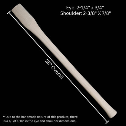 Cruiser Axe Handle 28 Inch American Hickory