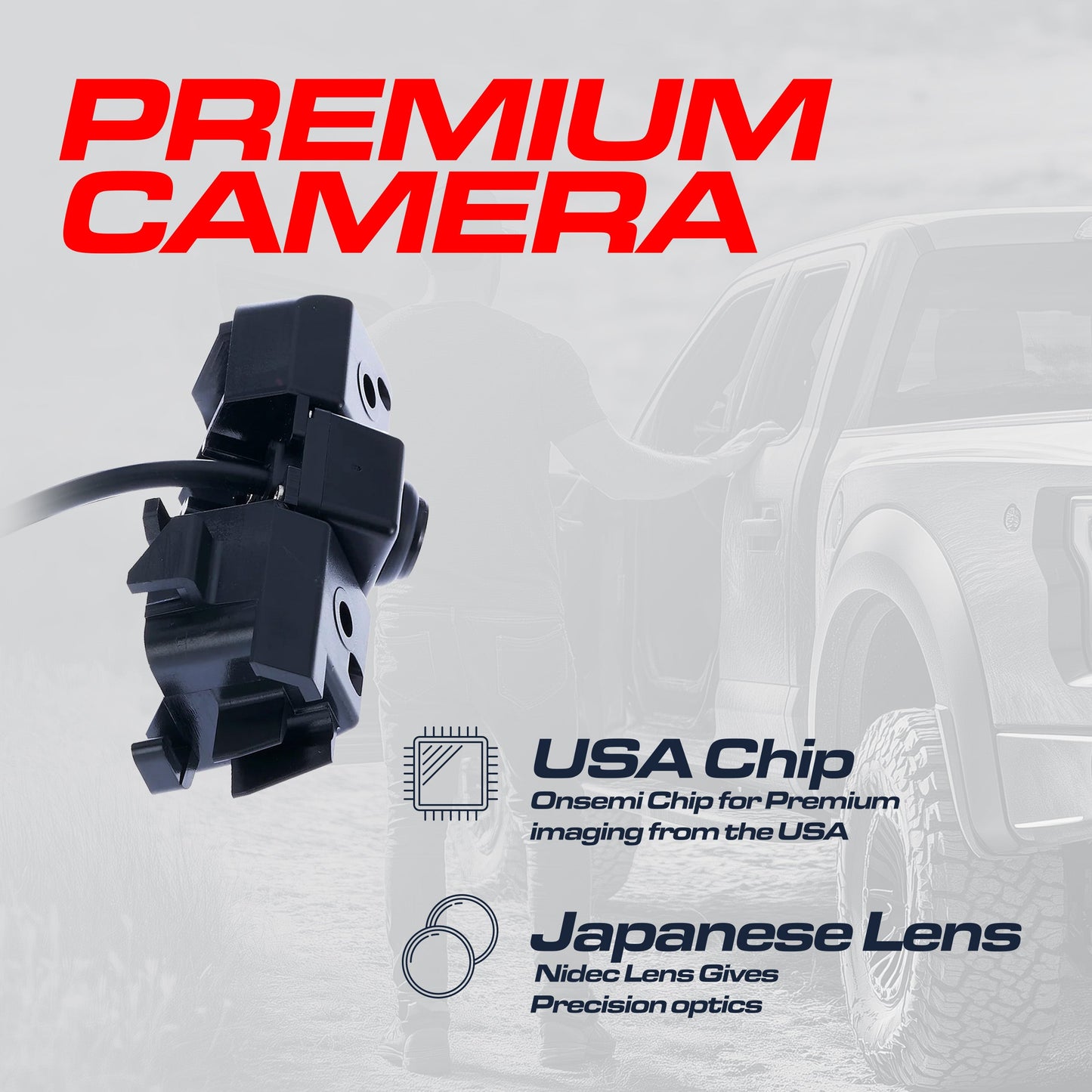 Backup camera Master Tailgaters for Chevy Silverado / GMC Sierra 2016–2019 OEM replacement black on Tampa Home & Garden Store