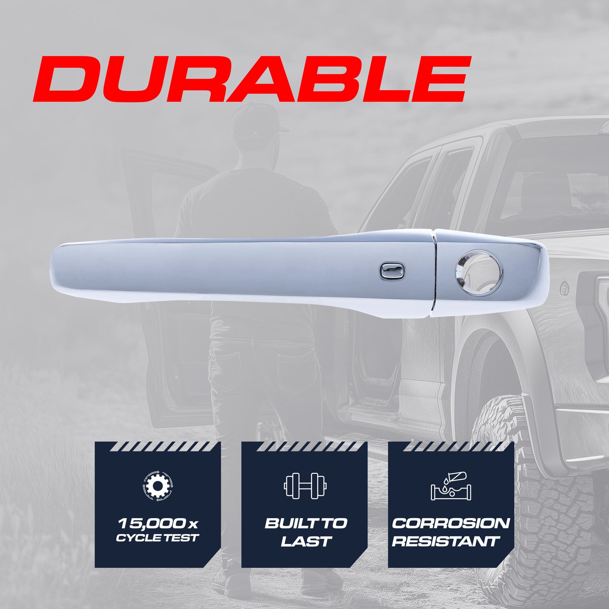 Chrome door handle replacement front left driver side Master Tailgaters for Dodge Journey on Tampa Home & Garden Store