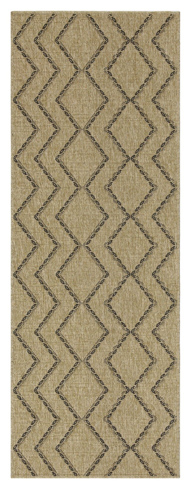Indoor and Outdoor Diamond Polypropylene Rug