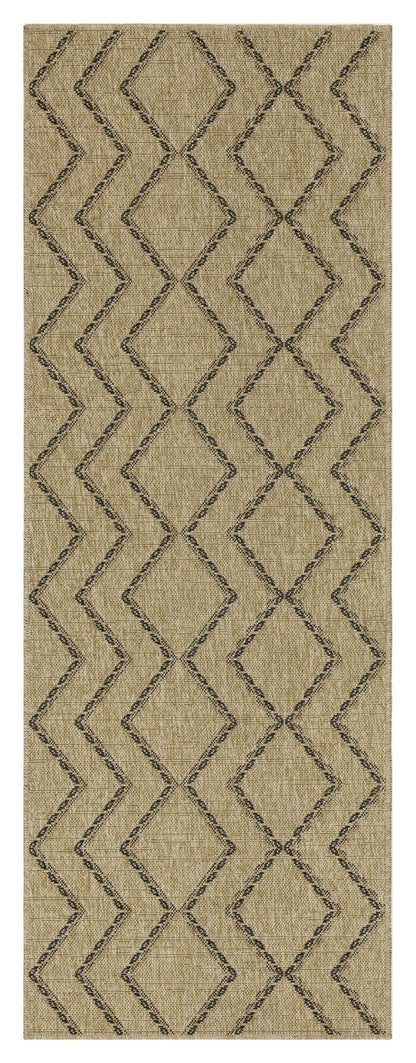 Indoor and Outdoor Diamond Polypropylene Rug