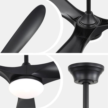 Smart Ceiling Fan With Lights, DC Motor Indoor