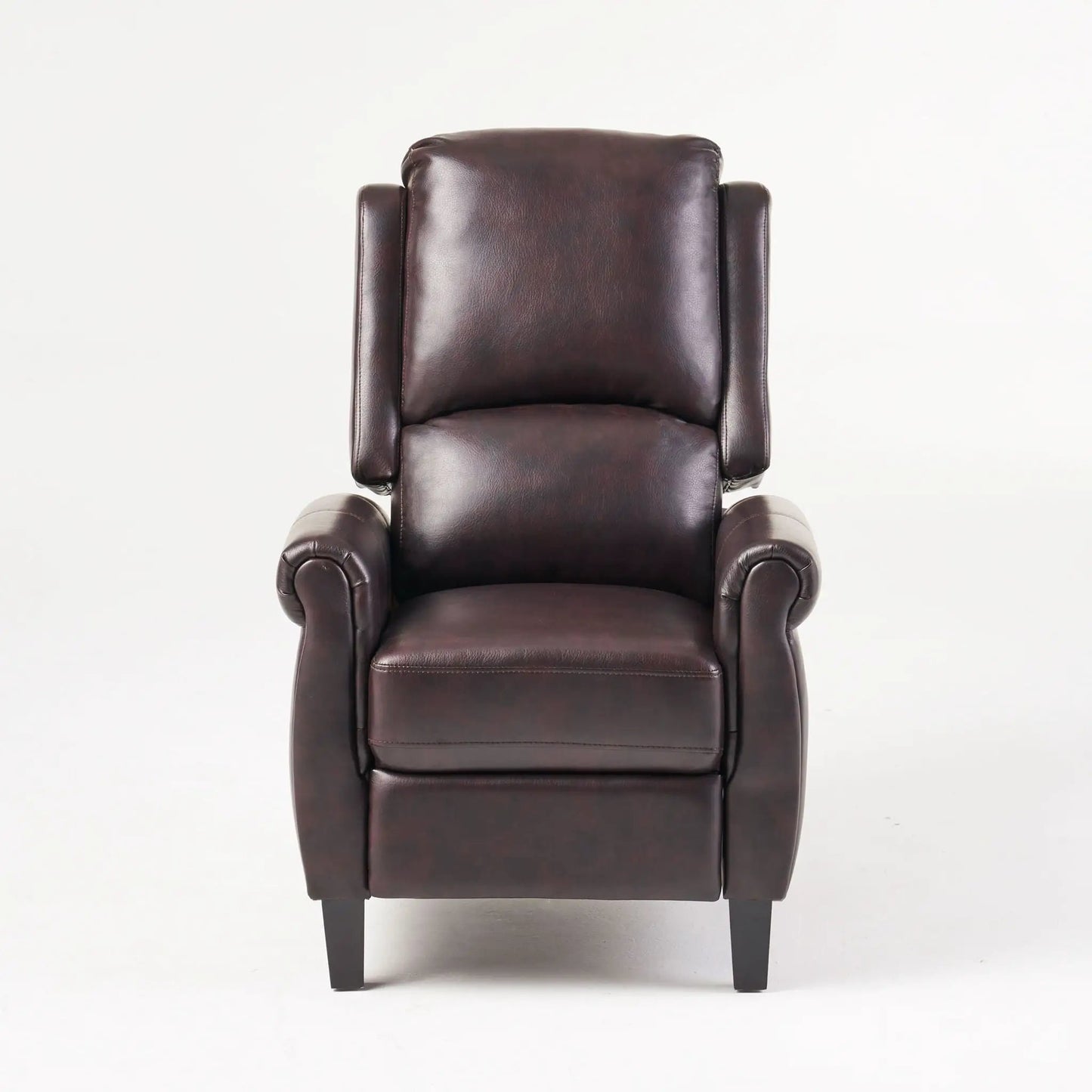 Memphis standard recliner chair in burgundy leather by Unique Piece Furniture on Tampa Home & Garden Store