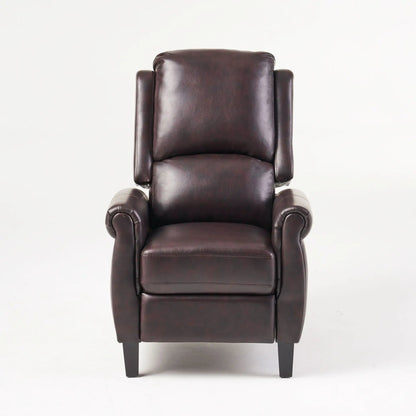 Memphis standard recliner chair in burgundy leather by Unique Piece Furniture on Tampa Home & Garden Store