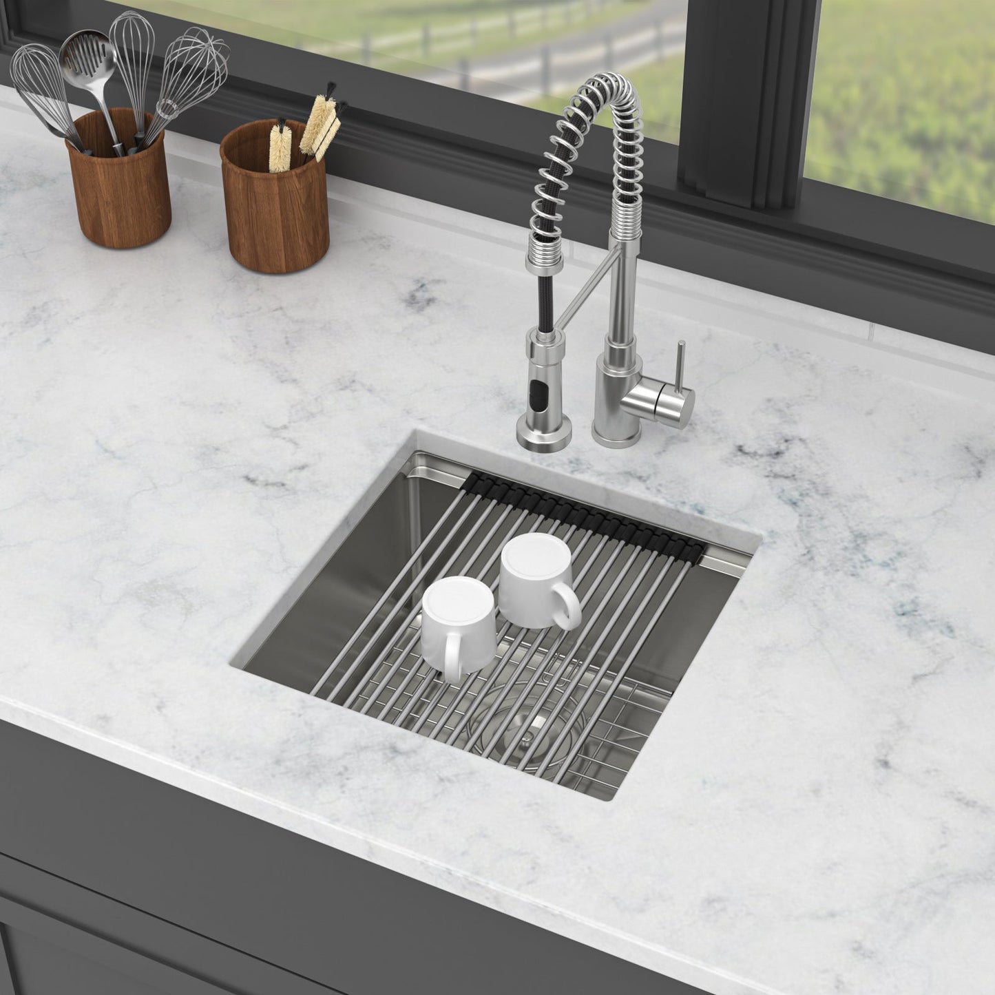 17 Inch Undermount Kitchen Sink and Single Bowl