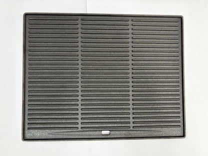 HouseOfZazla NL-4B02-CMP square cast iron griddle pan with ridged grill surface on Tampa Home & Garden Store
