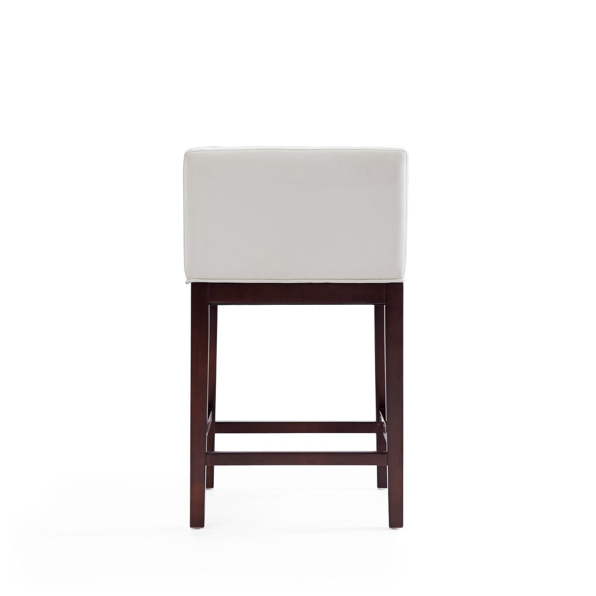 Counter height stool HouseOfZazla with cream upholstered seat and beech wood frame on Tampa Home & Garden Store