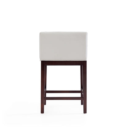 Counter height stool HouseOfZazla with cream upholstered seat and beech wood frame on Tampa Home & Garden Store