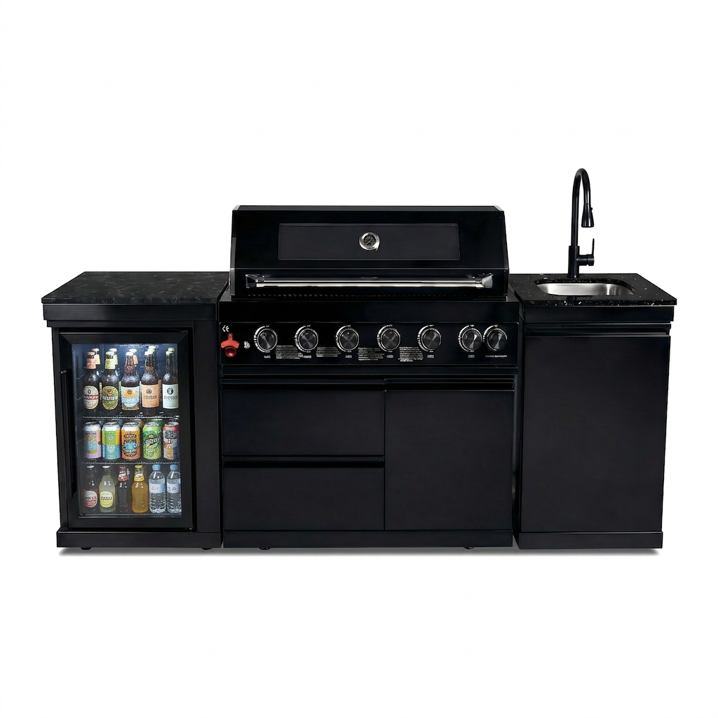 6 Burner Outdoor Grill with Stainless Steel