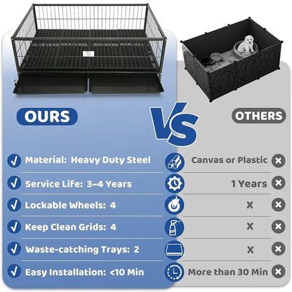 43" Metal Dog Whelping Box WHLP01 - Tampa Home & Garden Store