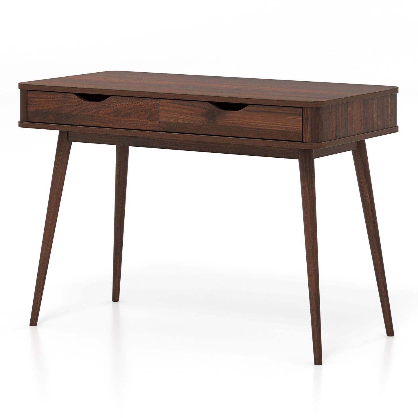 43.5 Inch Computer Desk with 2 Drawers for Small Spaces - Tampa Home & Garden Store