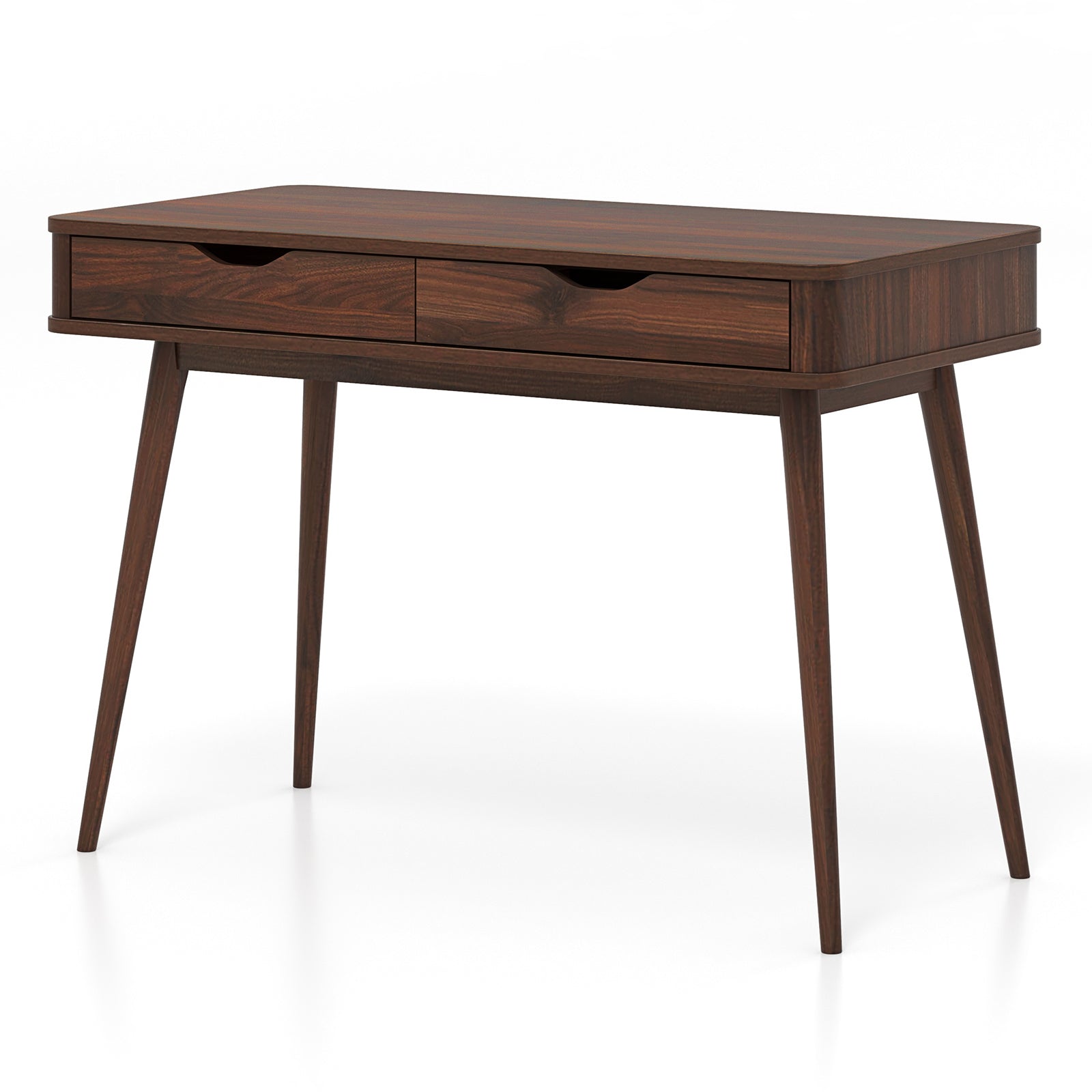 43.5 Inch Computer Desk with 2 Drawers for Small Spaces - Tampa Home & Garden Store