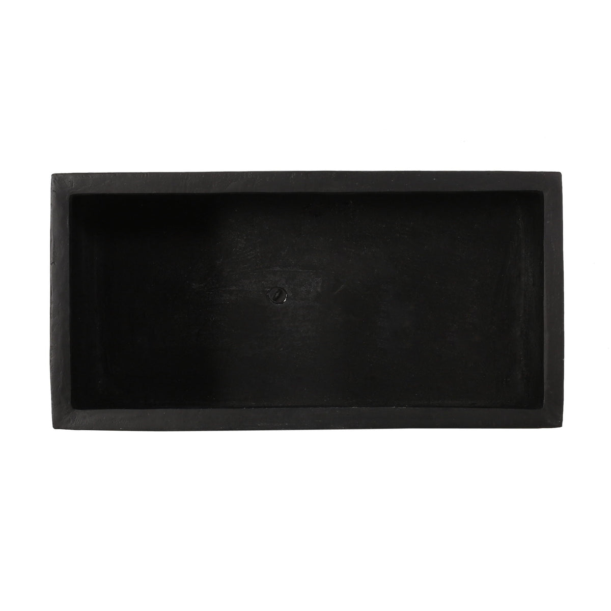 Modern Outdoor Planter black rectangular planter by HouseOfZazla with textured finish on Tampa Home & Garden Store
