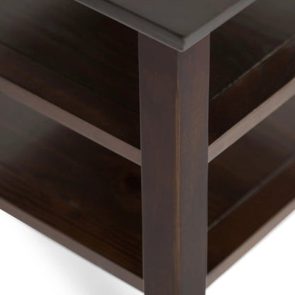 Acadian Handcrafted End Table Solid Wood