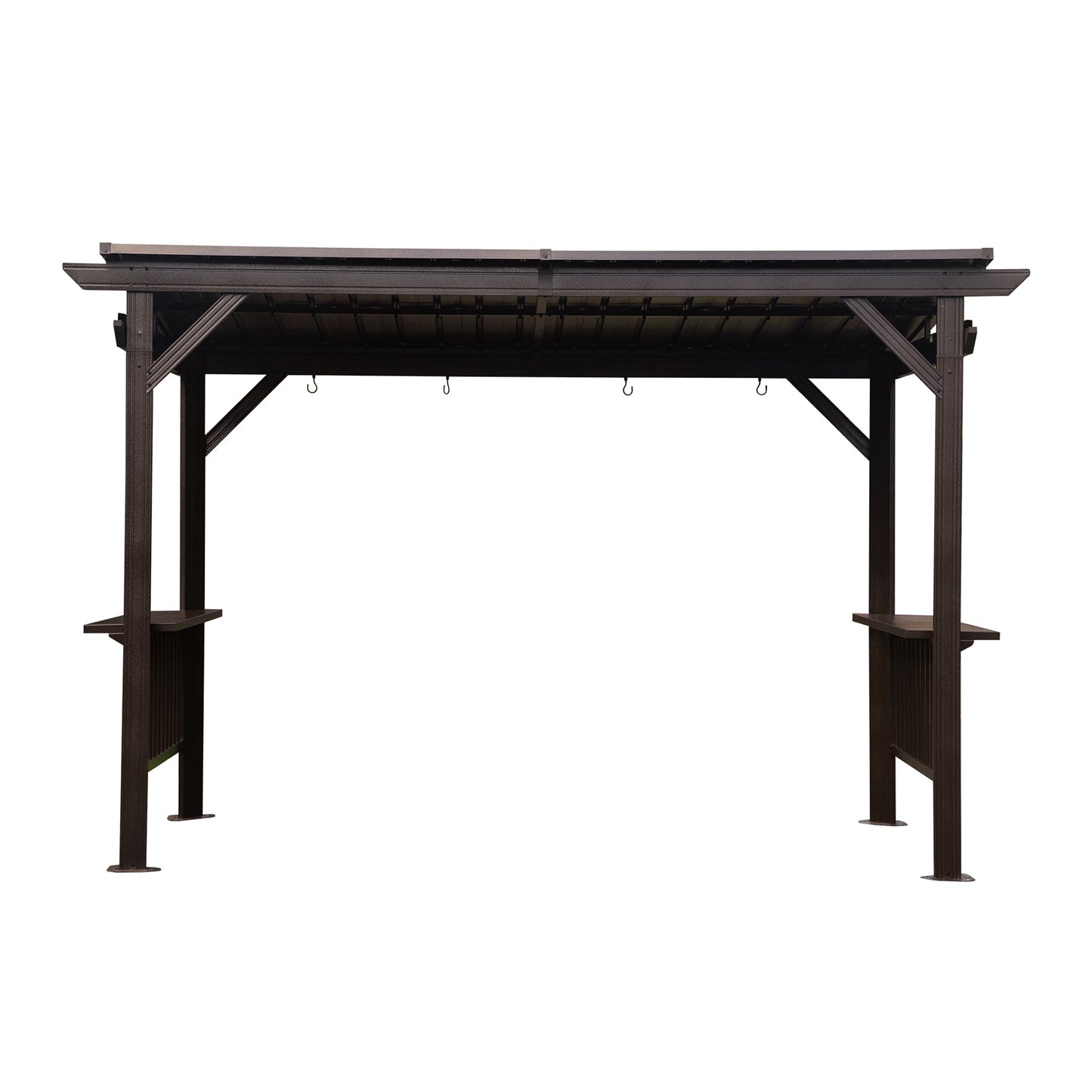 a Galvanized Steel Hardtop Grill Gazebo Stand