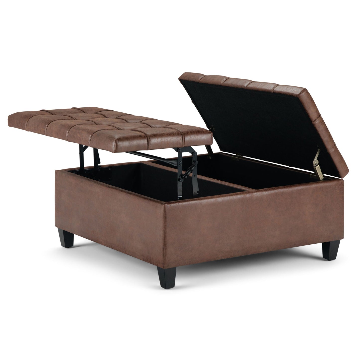 Harrison Upholstered Coffee Table Storage Ottoman