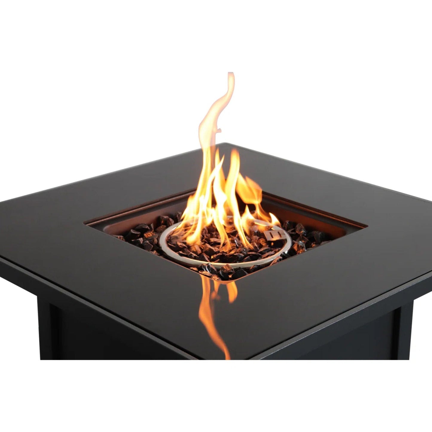 Powder Coated Stainless Steel Fire Pit With Lid