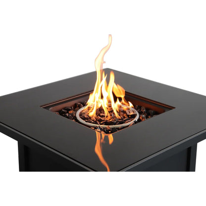 Powder Coated Stainless Steel Fire Pit With Lid