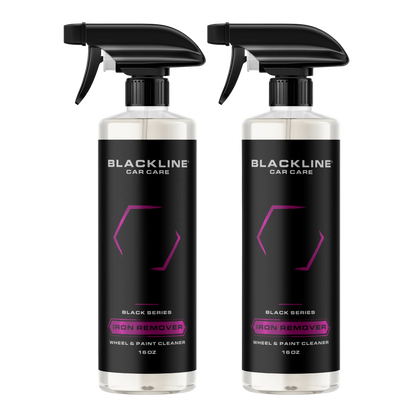 Blackline Iron Remover spray bottles duo black bottles with purple hex badge 16 oz each on Tampa Home & Garden Store