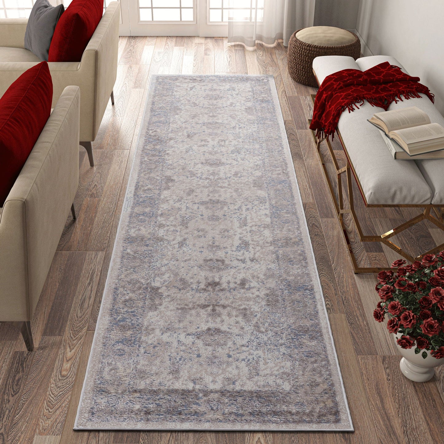 Payas Trendy Traditional Area Rug in Neutral