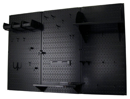 A Durable Metal Pegboard Wall Rack and Shelf
