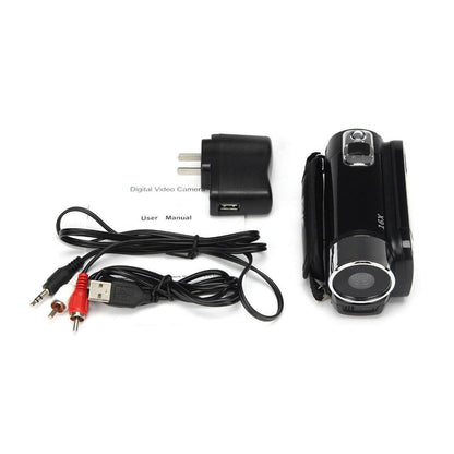 DV Digital Camera 1080P black digital video camera with USB charger, AV cables and manual on Tampa Home & Garden Store