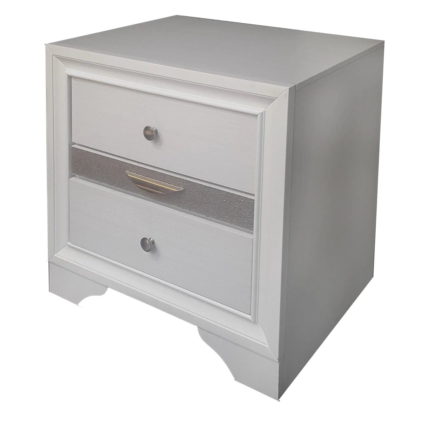 Naima Chic Nightstand With Jewelry Drawer