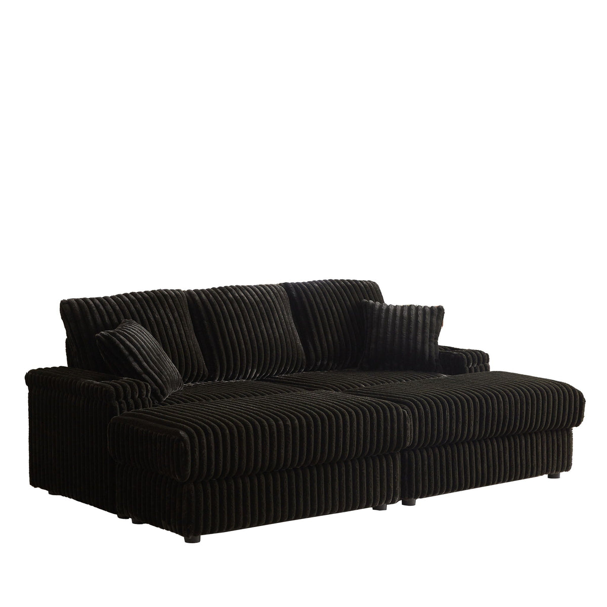 3 Seater Sofa With 2 Ottomans and Storage