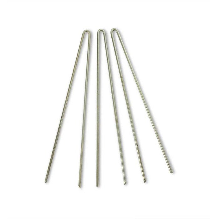 Steel edging pins 10in galvanized, Rivendell Distribution, 5-pack for borders on Tampa Home & Garden Store