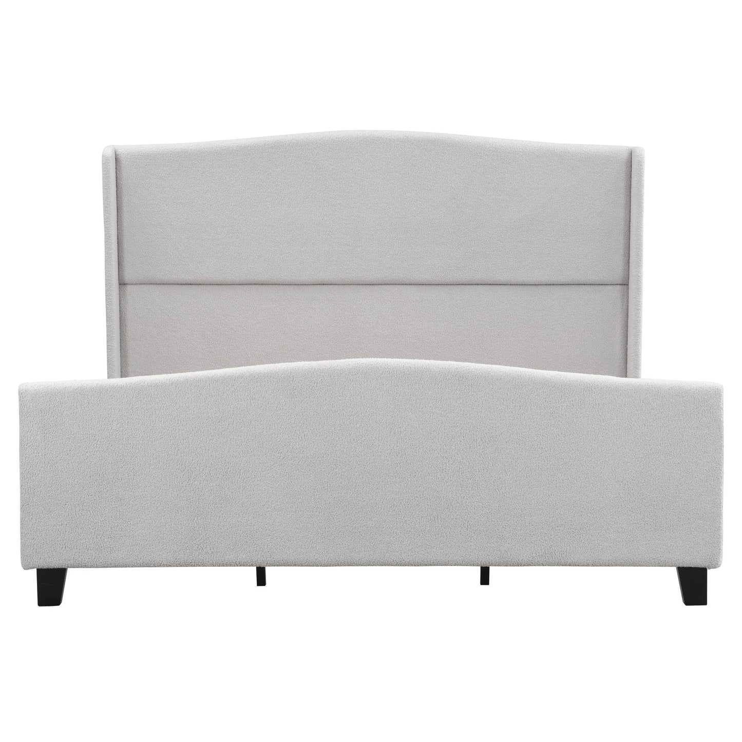 Sturdy Platform Bed Frame and a Padded Headboard