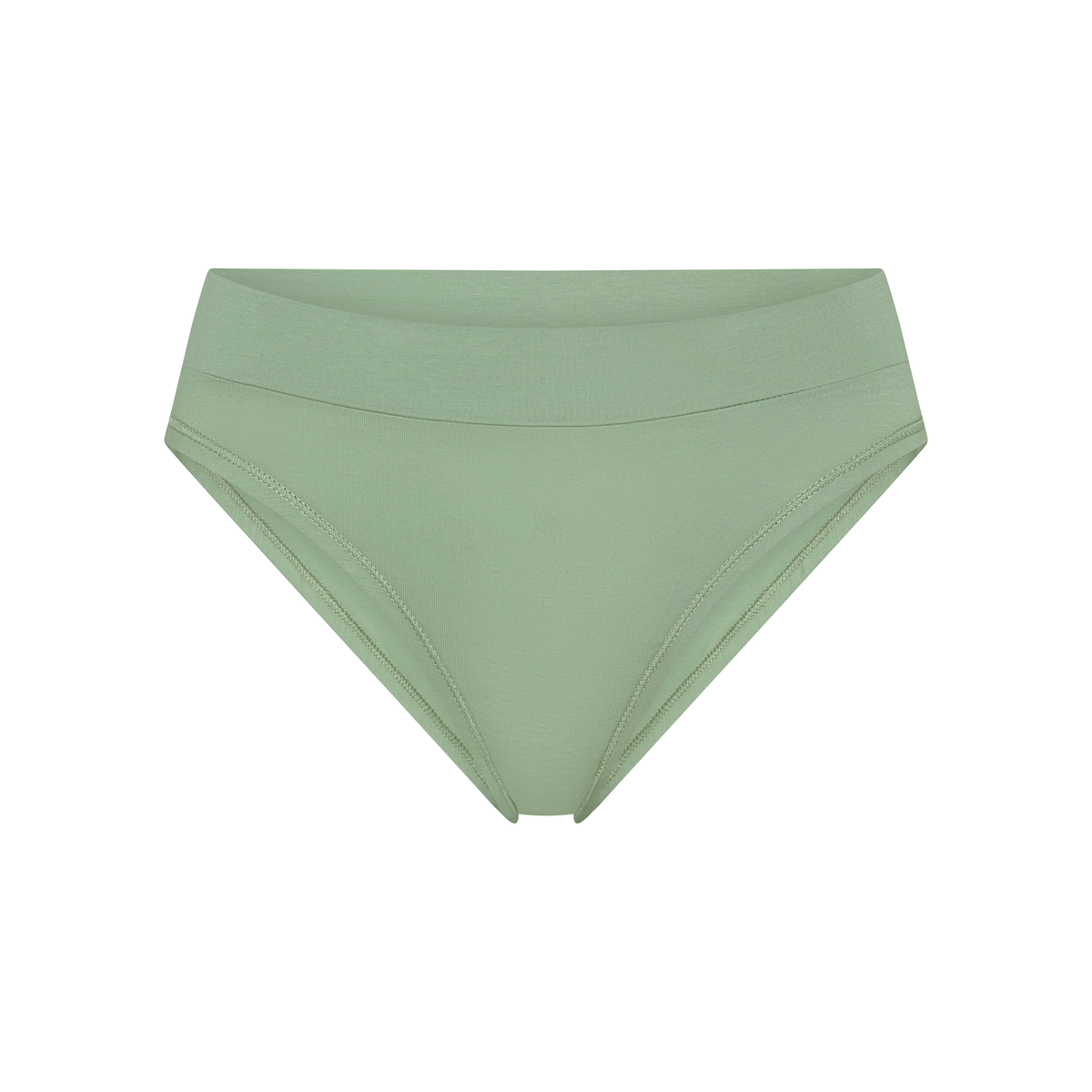 Cheeky Tanga briefs in organic cotton sage green Net Positive on Tampa Home & Garden Store