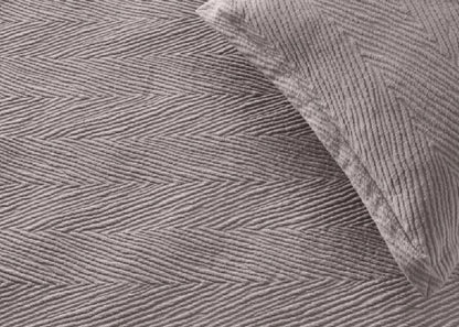 BedGear Performance Duvet Set King Taupe Arrowhead herringbone bedding HouseOfZazla on Tampa Home & Garden Store