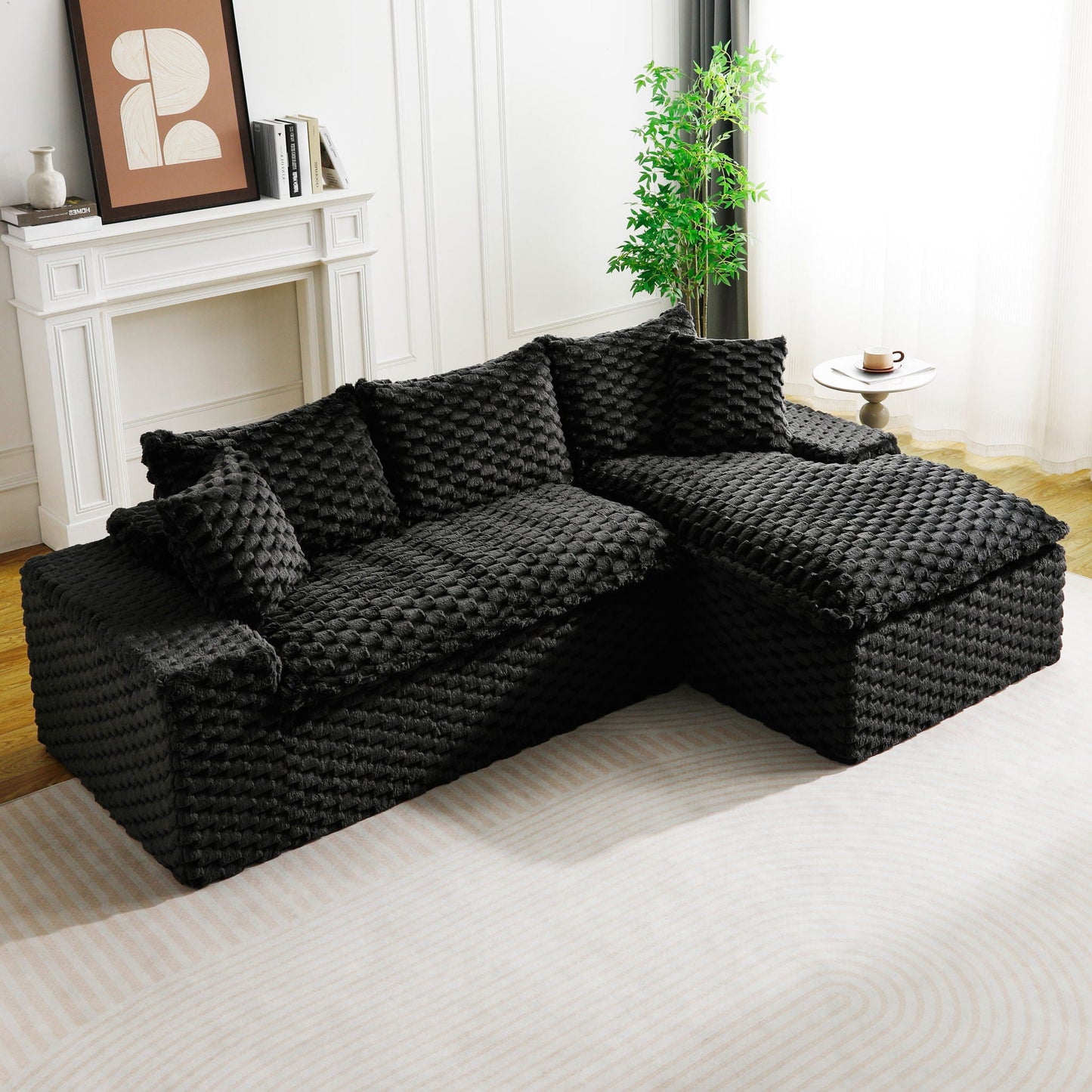 Modular Convertible Sofa and Twin Chaise Lounge