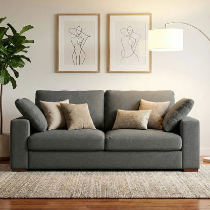 Charlie Deep Seater Sofa With Plush Seats