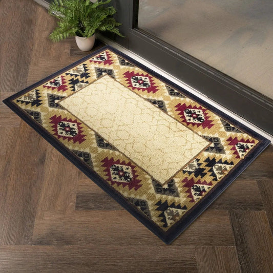 Southwest area rug Tribes GC_YLS4007 beige field by Unique Piece Furniture on Tampa Home & Garden Store