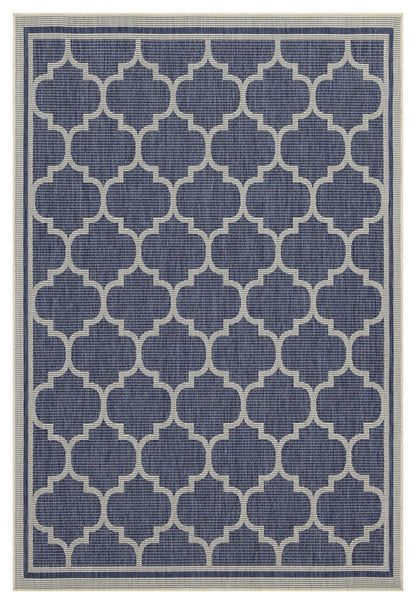 Sunshine Trellis Pattern Indoor and Outdoor Rug