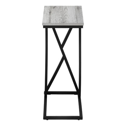 C Shaped Accent Table with Contemporary Design