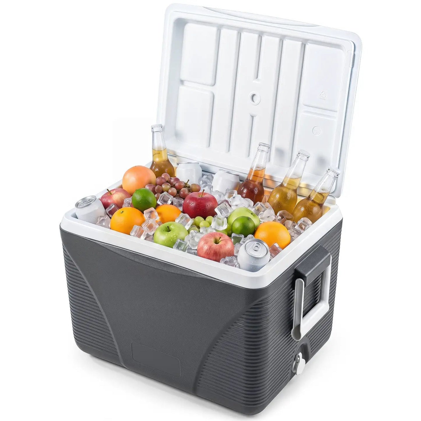 43 Quart Portable Hard Cooler With Cupholders