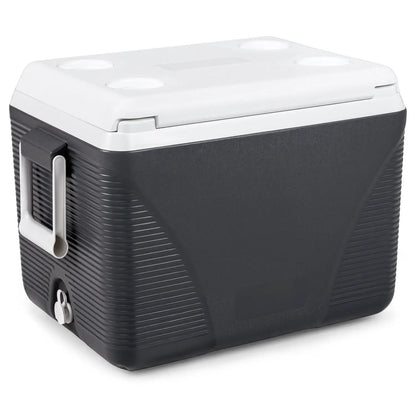 43 Quart Portable Hard Cooler With Cupholders