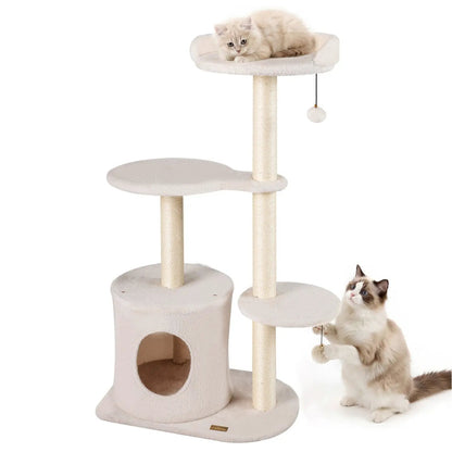 Cat Tree with Condo and Scratching Posts