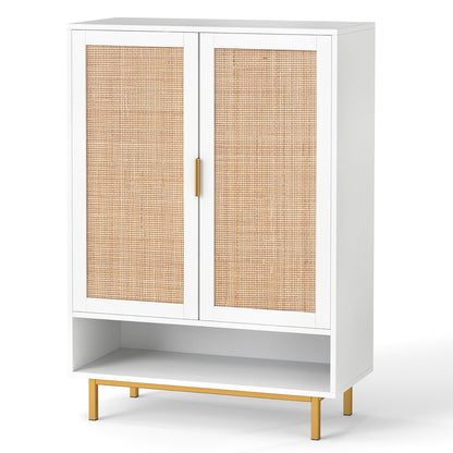 Six-Tier Tall Shoe Cabinet With Double Doors