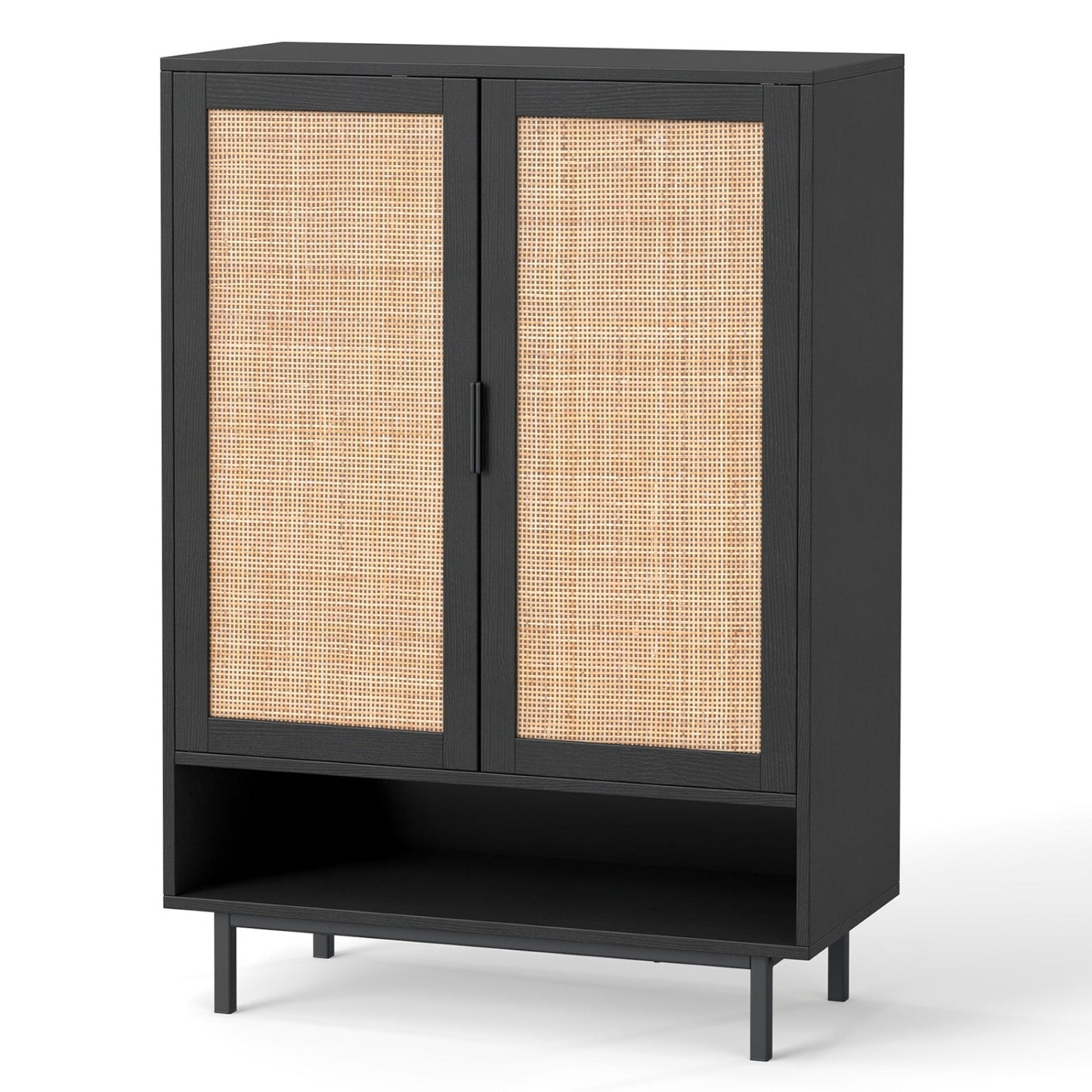 Six-Tier Tall Shoe Cabinet With Double Doors
