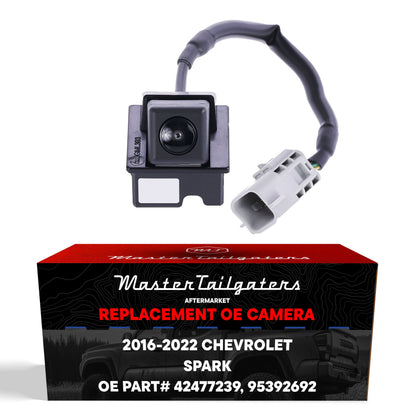 Master Tailgaters Chevrolet Spark OEM backup camera for 2016-2022 with wiring harness on Tampa Home & Garden Store