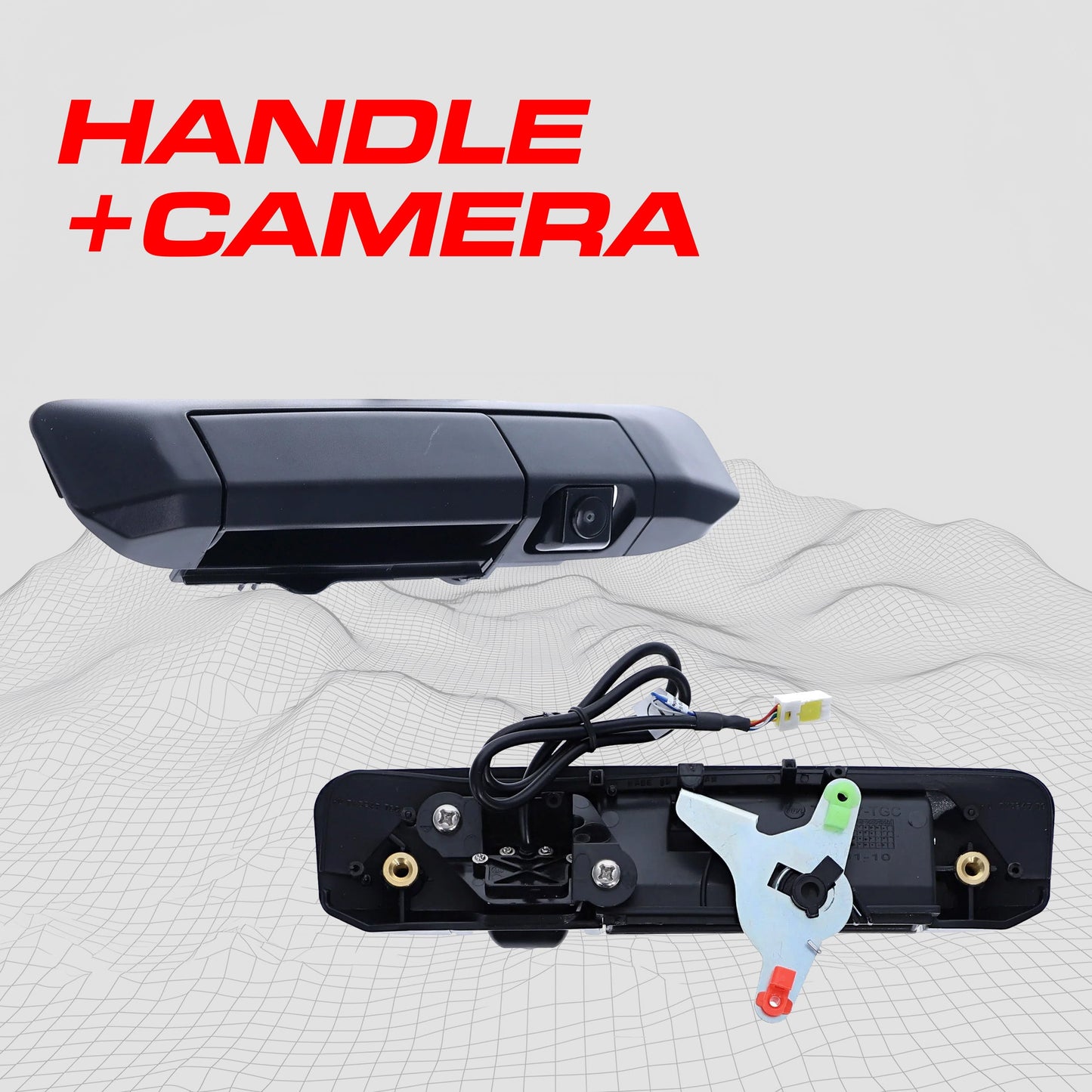 Black replacement tailgate handle with backup camera for Toyota Tacoma (2005-2015), Master Tailgaters on Tampa Home & Garden Store