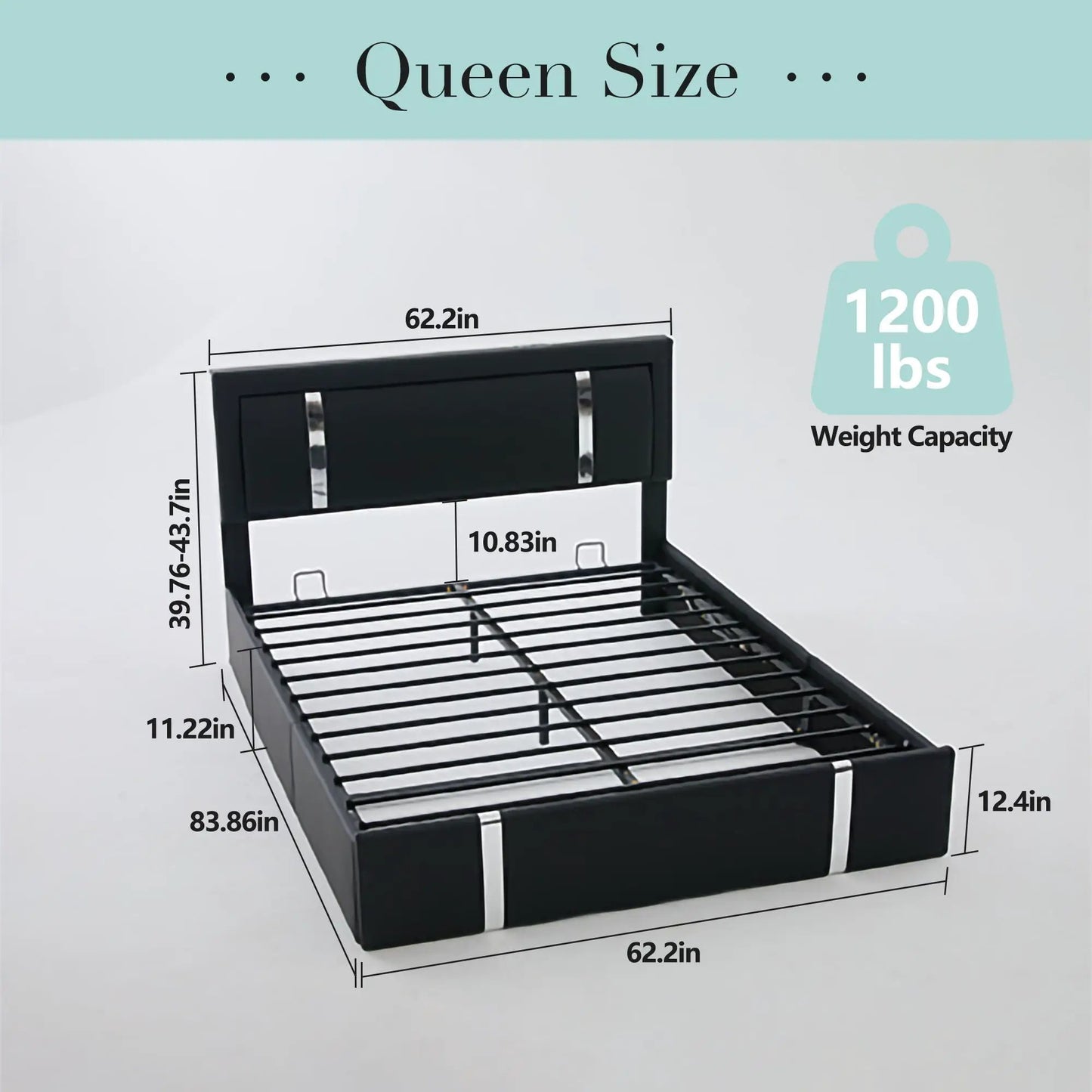 Upholstered Platform Bed Frame With Usb Charging