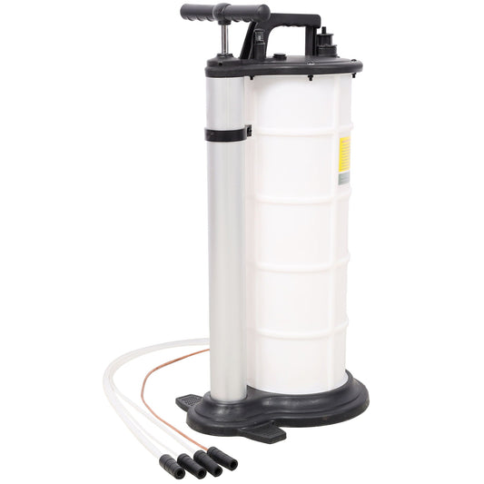 Pneumatic manual oil extractor pump for automotive fluids by HouseOfZazla, white reservoir on Tampa Home & Garden Store